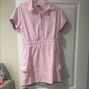 Jordan Light Pink Short Sleeve Dress